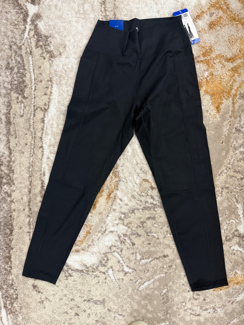 Danskin Black Lightweight High-Rise Tights